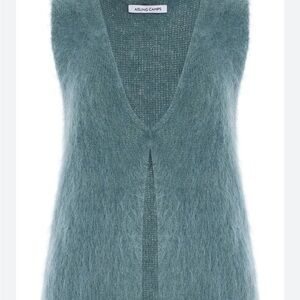 Ailing Camps Teal Mohair Sweater Vest